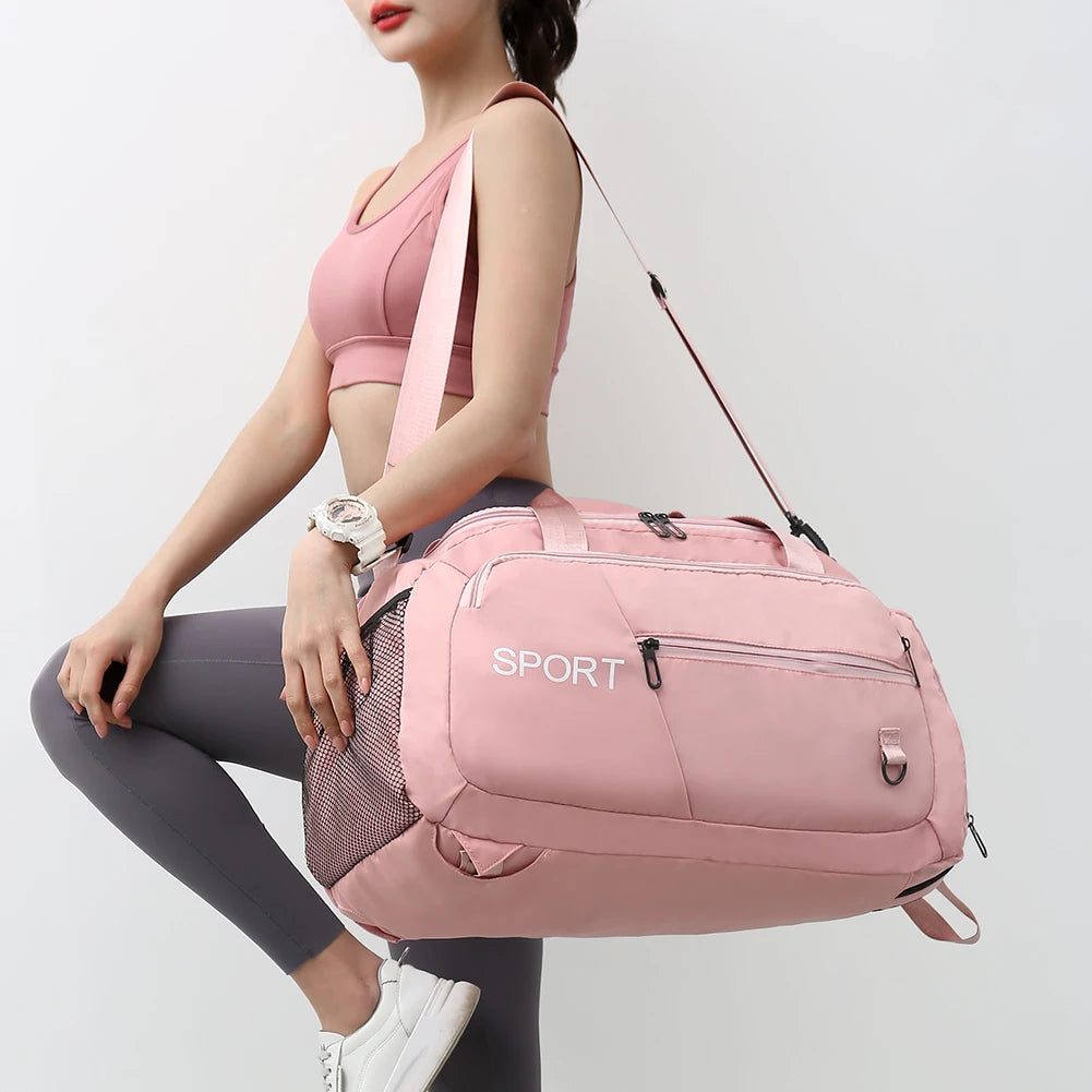 Women’s Waterproof Gym & Travel Backpack | Shoe Compartment Bag