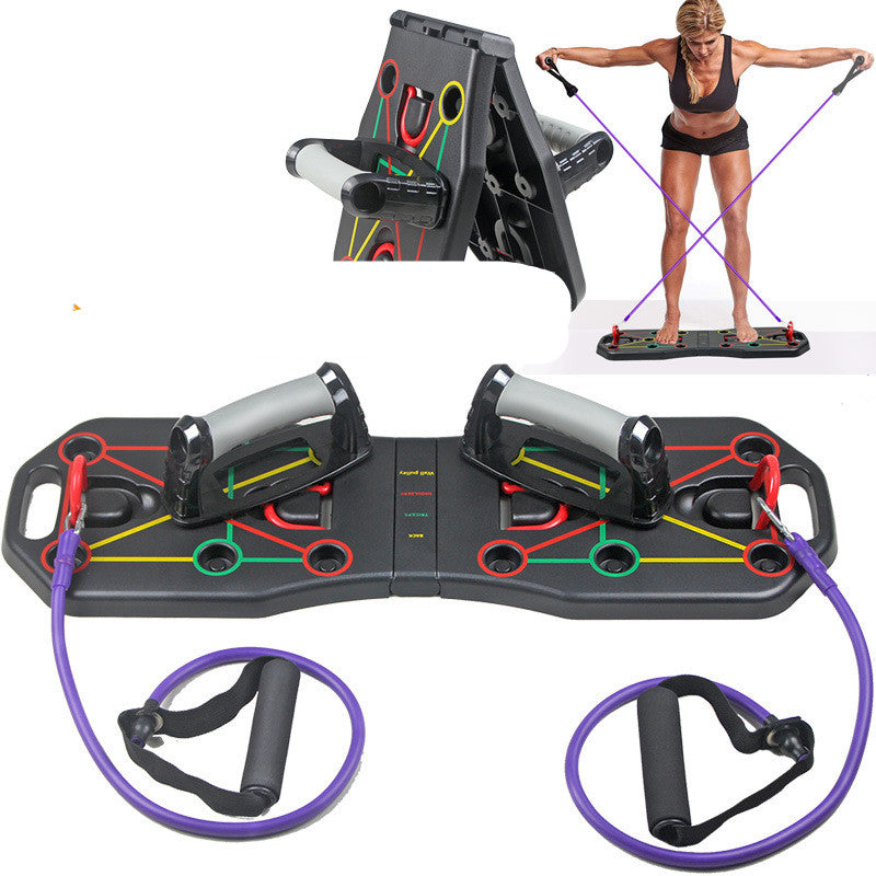 Color-Coded Push-Up Board | Adjustable Home Gym Chest & Upper Body Trainer