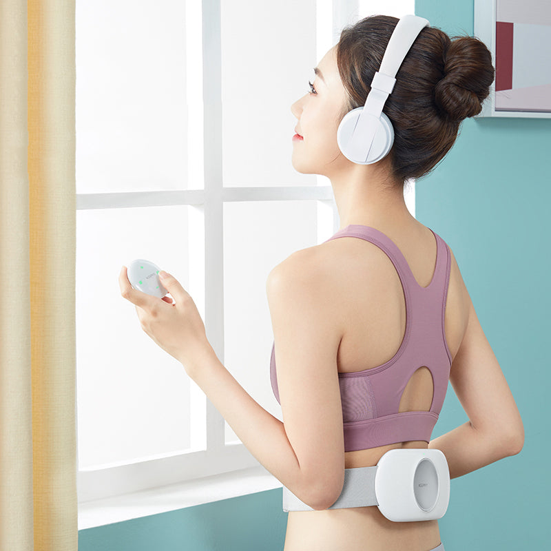 Heated Waist Massager Belt – Electric Heat & Vibration Lumbar Support Wrap