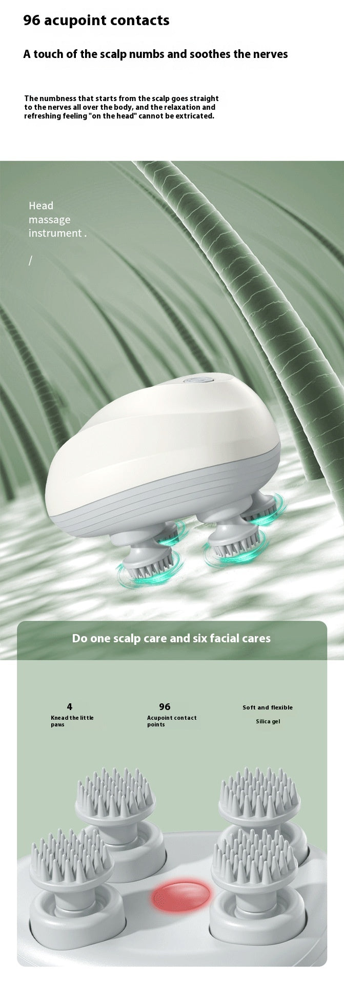 Rechargeable Electric Head & Neck Massager