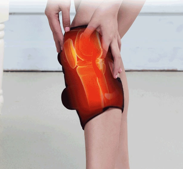 Heated Knee Support Wrap with Vibration Comfort - Leg Massager