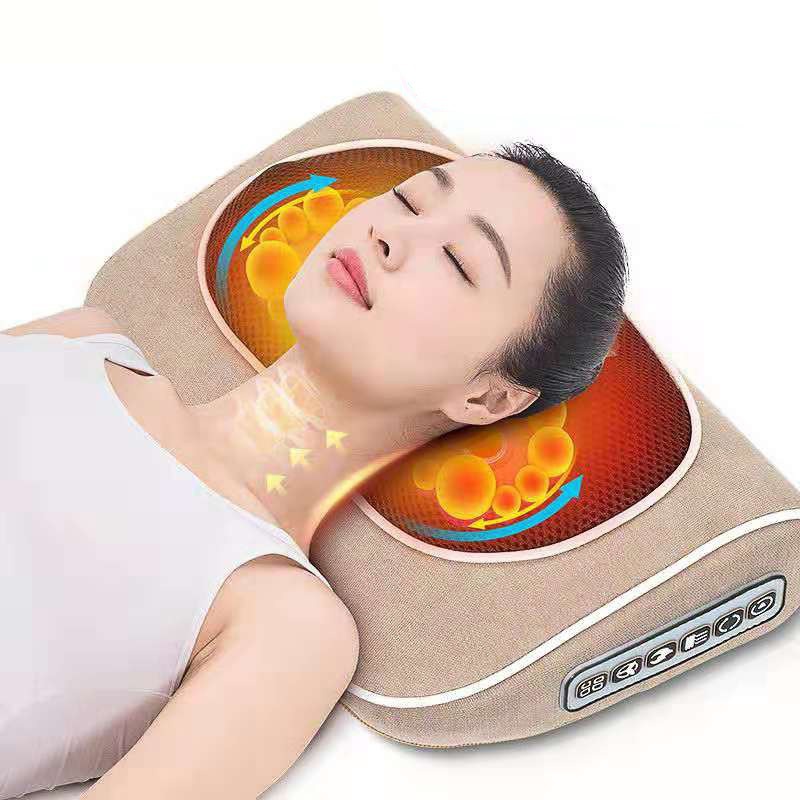 Multifunctional Cervical Support Massage Pillow – Neck Comfort Device