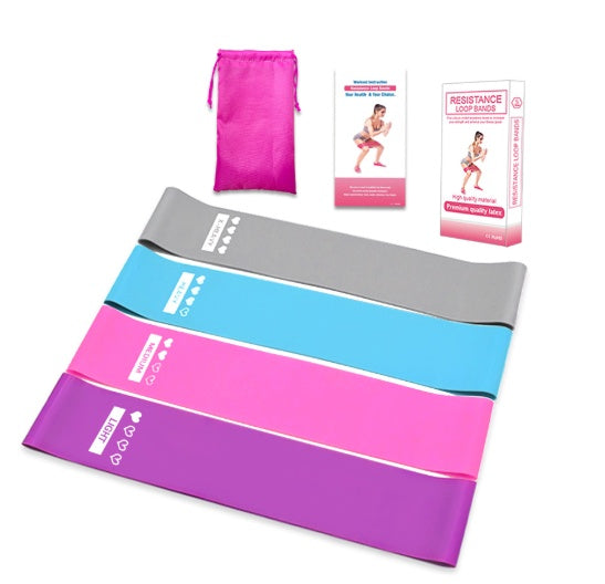 Elastic Resistance Bands Set | Gym & Yoga Training Accessories