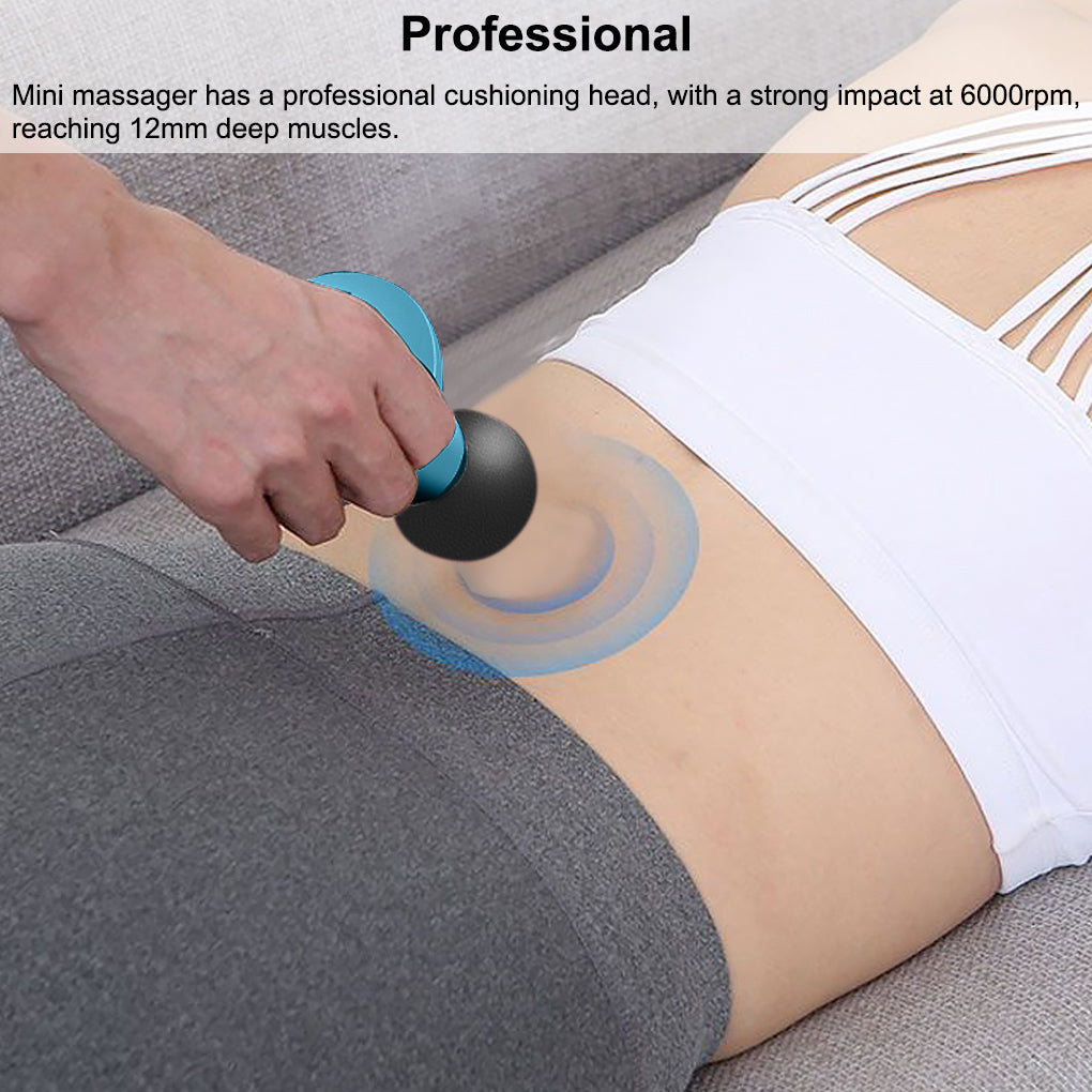 Mini Massage Gun – Portable Percussion Massager for Muscle Relaxation, Back & Neck
