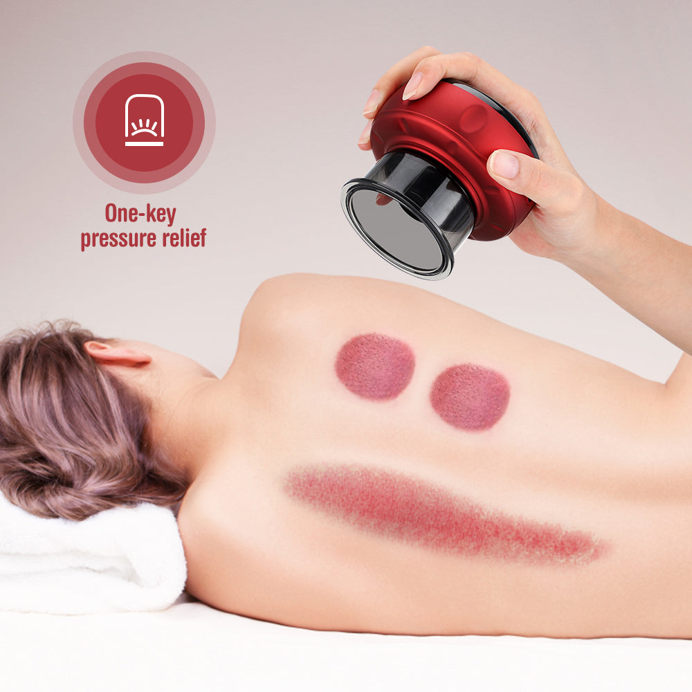 Smart Electric Cupping Massage Device with Warm Function
