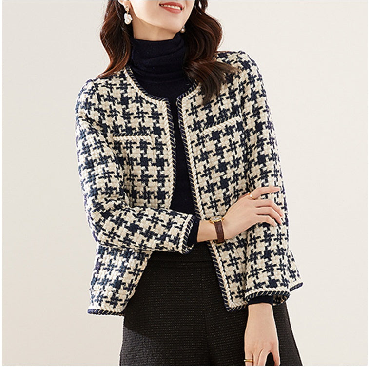 Women’s Houndstooth Jacket | Casual Outerwear