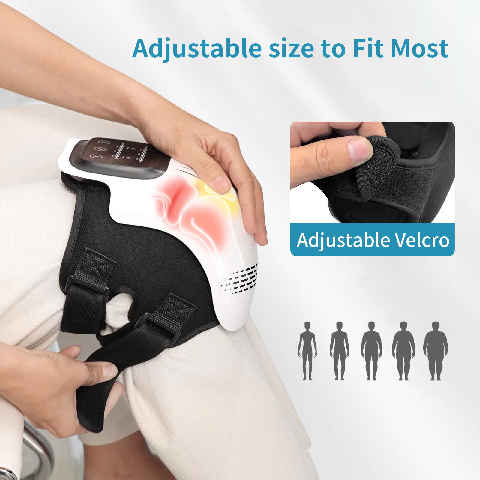 Intelligent Heated Knee Massager – Rechargeable Comfort Support