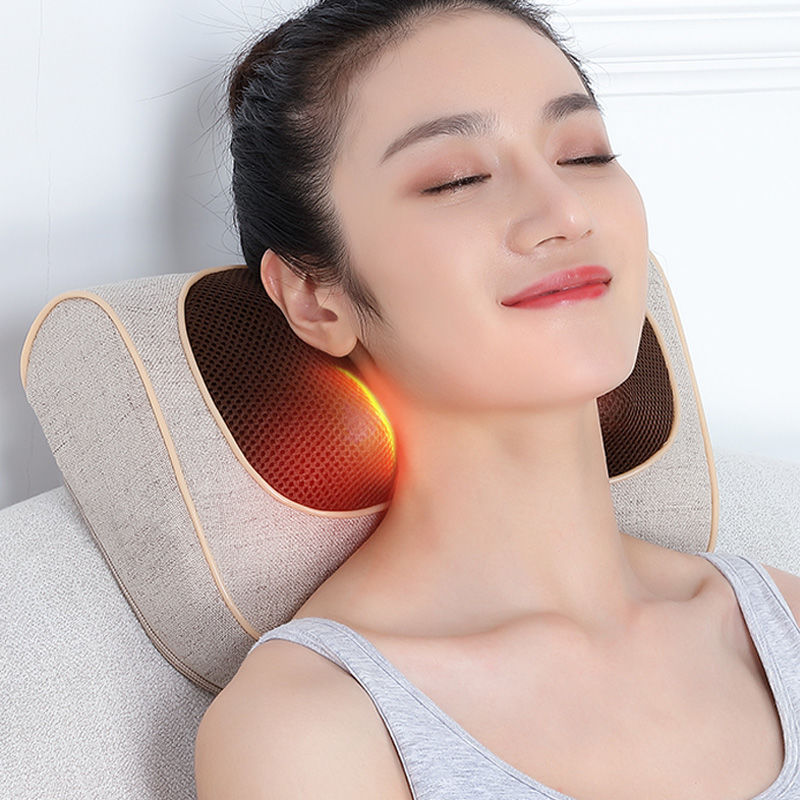 Multifunctional Cervical Support Massage Pillow – Neck Comfort Device