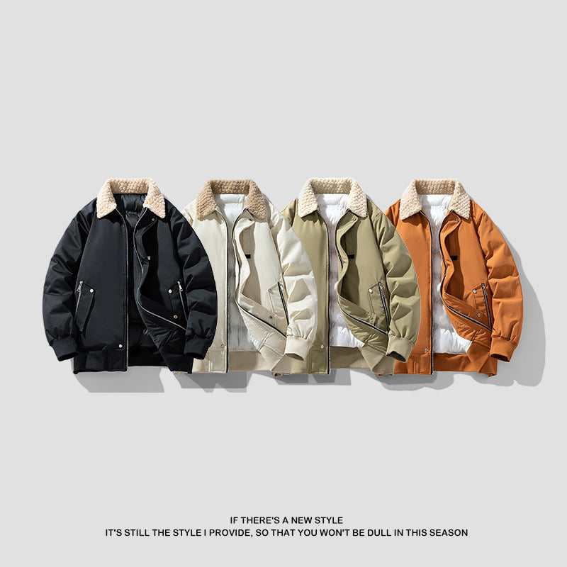 Men’s Hooded Thickened Thermal Coat | Warm Winter Jacket