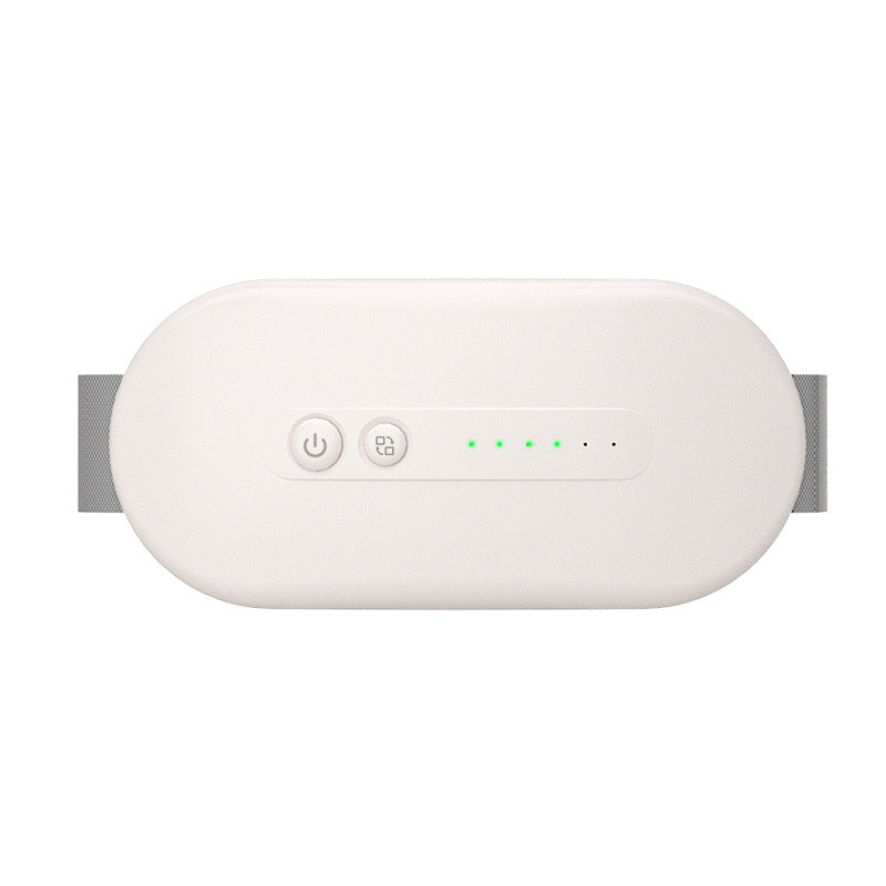 Electric Abdominal Massage Belt – USB Rechargeable Waist & Stomach Massager with Heat & Vibration