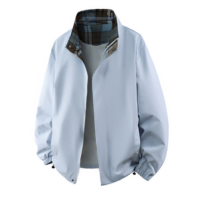 Men’s Workwear Stand Collar Jacket | Top Coat