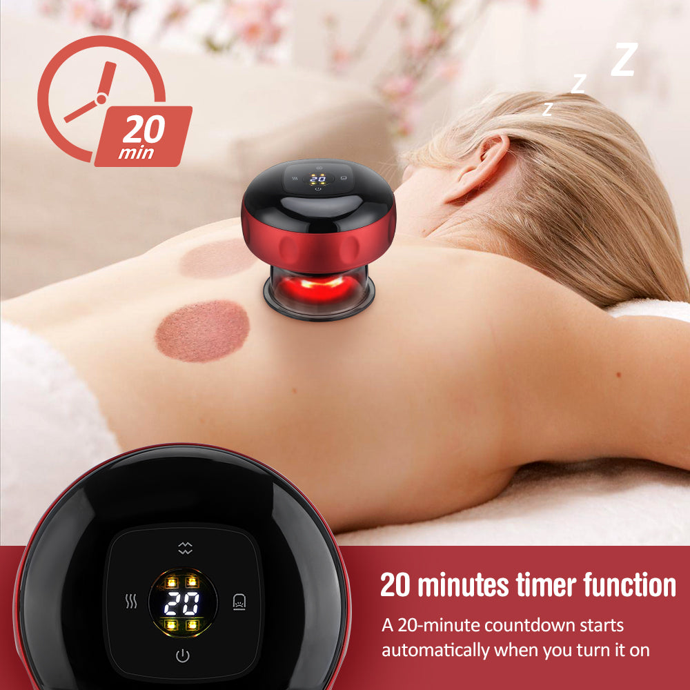 Smart Electric Cupping Massage Device with Warm Function