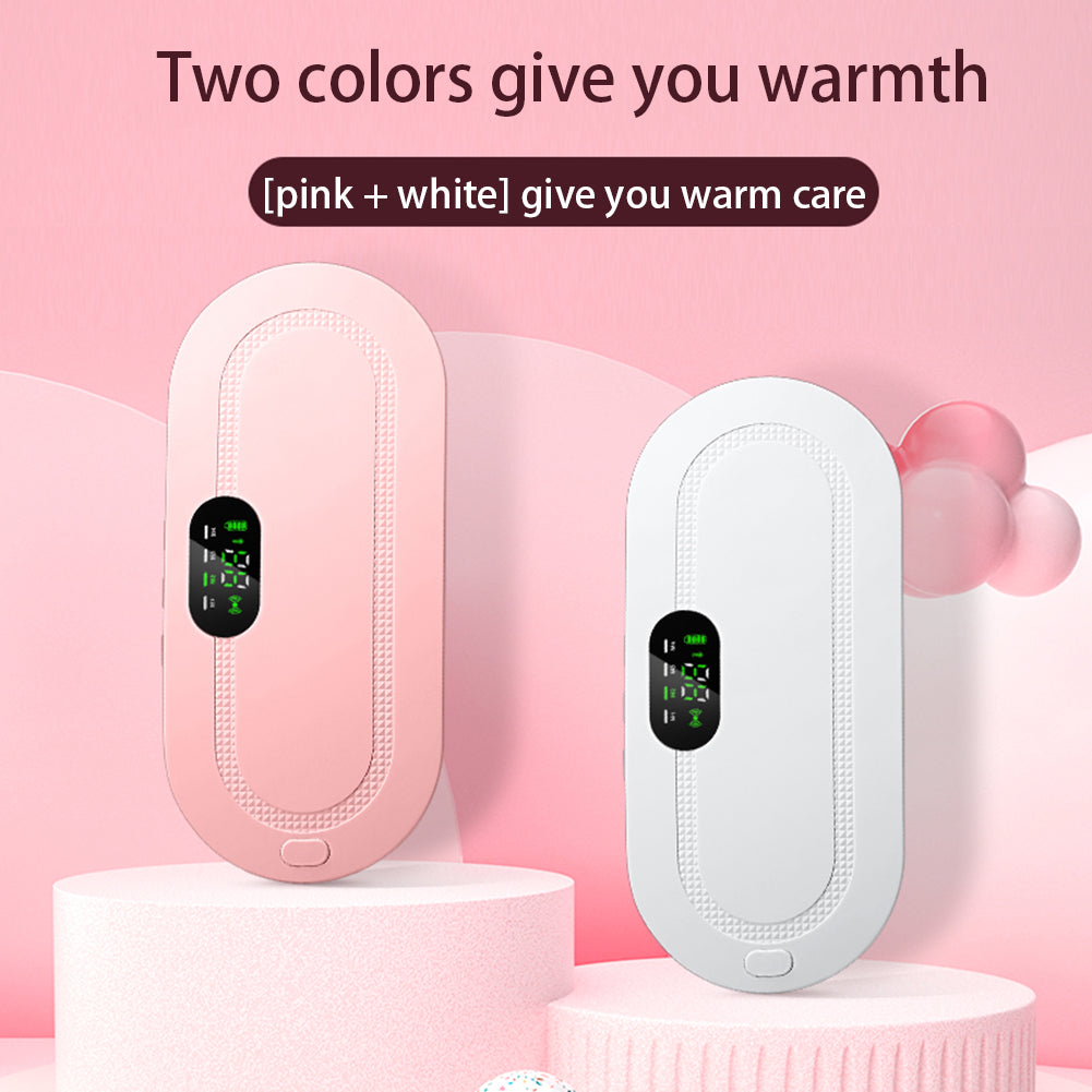 Heated Waist Massager Belt – Electric Heat & Vibration Wrap for Abdominal Comfort, Rechargeable