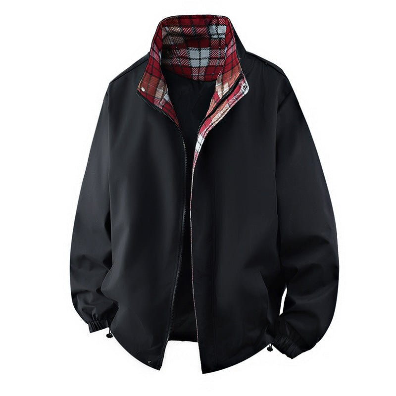 Men’s Workwear Stand Collar Jacket | Top Coat