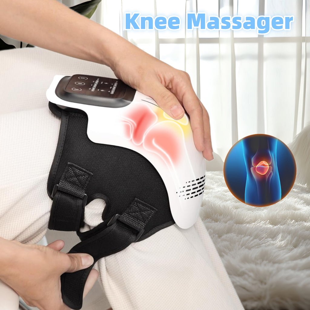 Intelligent Heated Knee Massager – Rechargeable Comfort Support