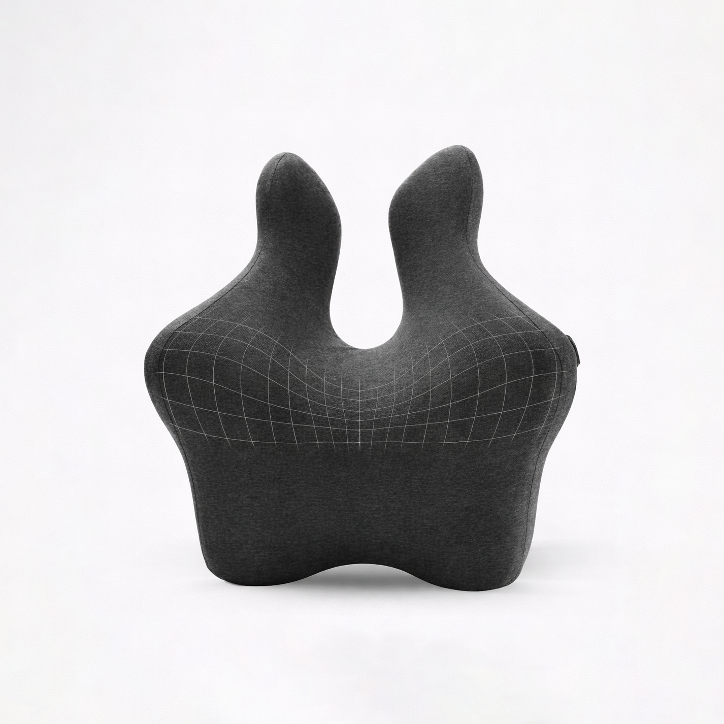 Memory Foam Back & Lumbar Support Cushion with Massager