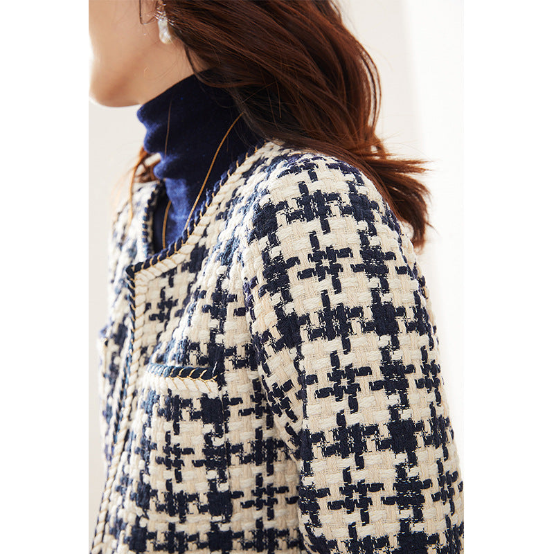 Women’s Houndstooth Jacket | Casual Outerwear