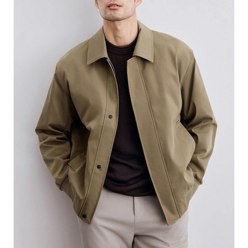 Men’s Spring & Autumn Administrative Lapel Jacket | Casual Blazer Coat