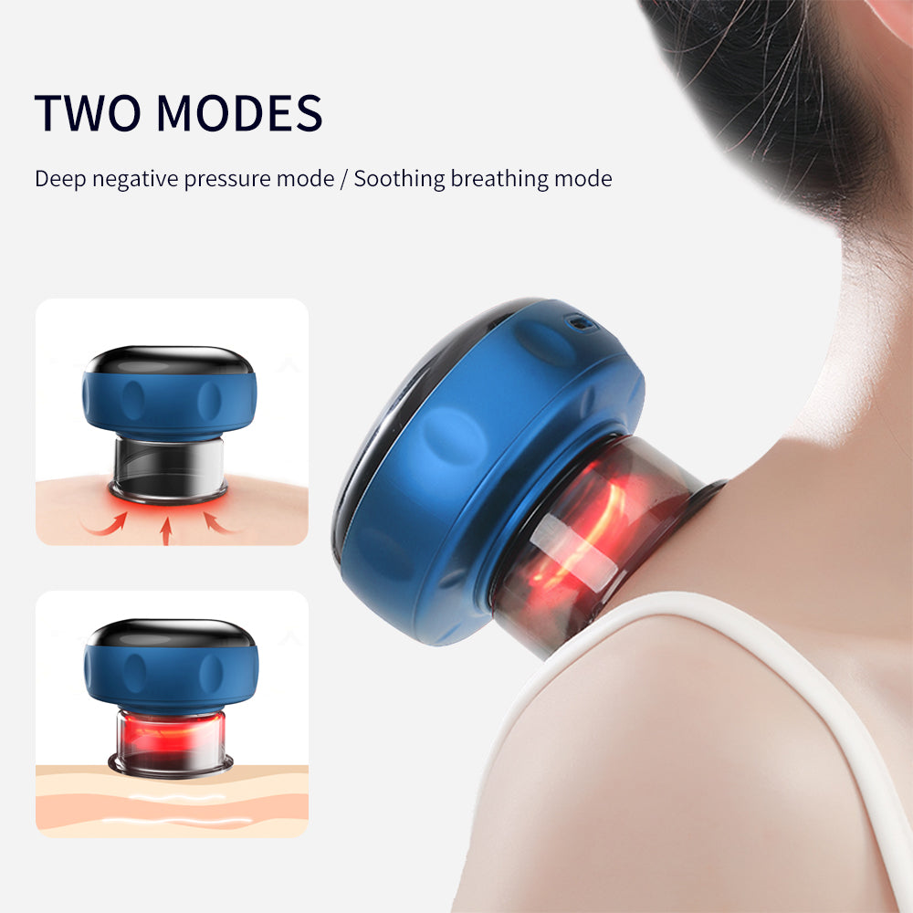 Smart Electric Cupping Massage Device with Warm Function