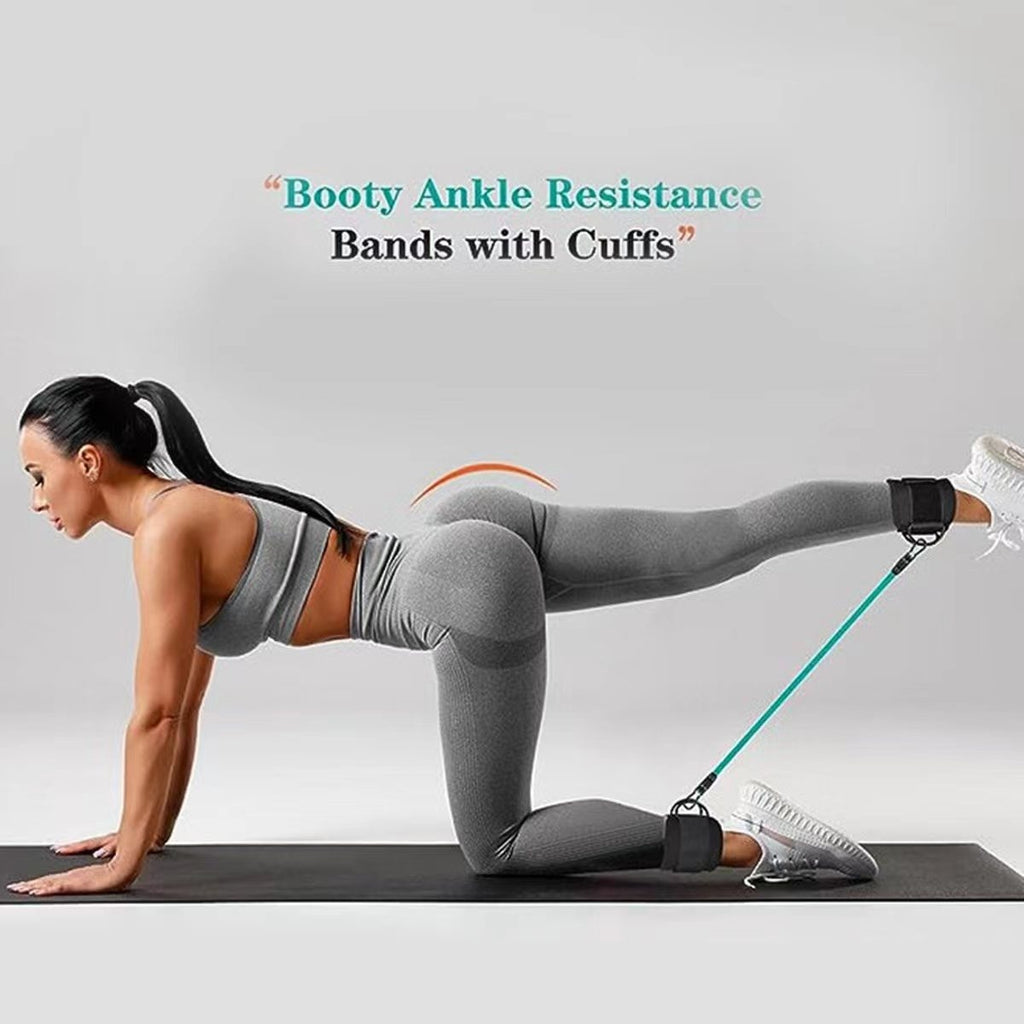 Ankle Strap Resistance Bands | Gym & Home Workout Accessories