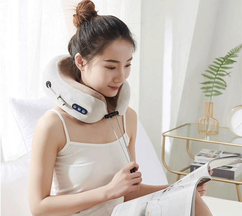 U-Shaped Electric Neck & Shoulder Massage Pillow