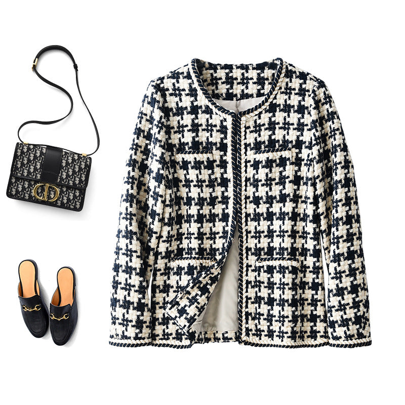 Women’s Houndstooth Jacket | Casual Outerwear