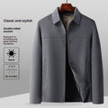 Men’s Double-Faced Wool Lapel Jacket | Classic Winter Coat