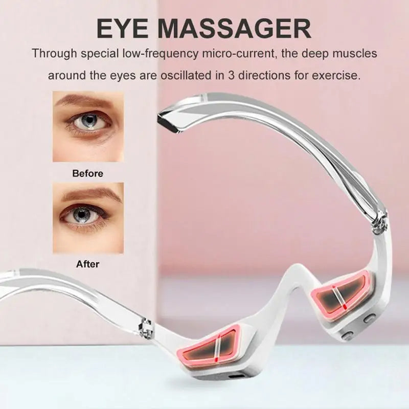 3D Micro-Current Eye Massager – Eye Care & Skin Smoothing Tool